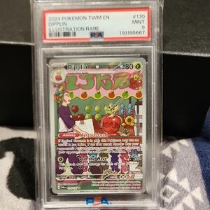 Pokemon TCG Dipplin Card - Red and Green Design